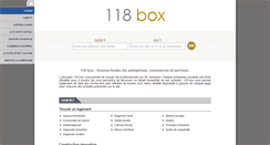Desktop Screenshot of 118box.com