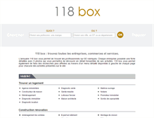 Tablet Screenshot of 118box.com